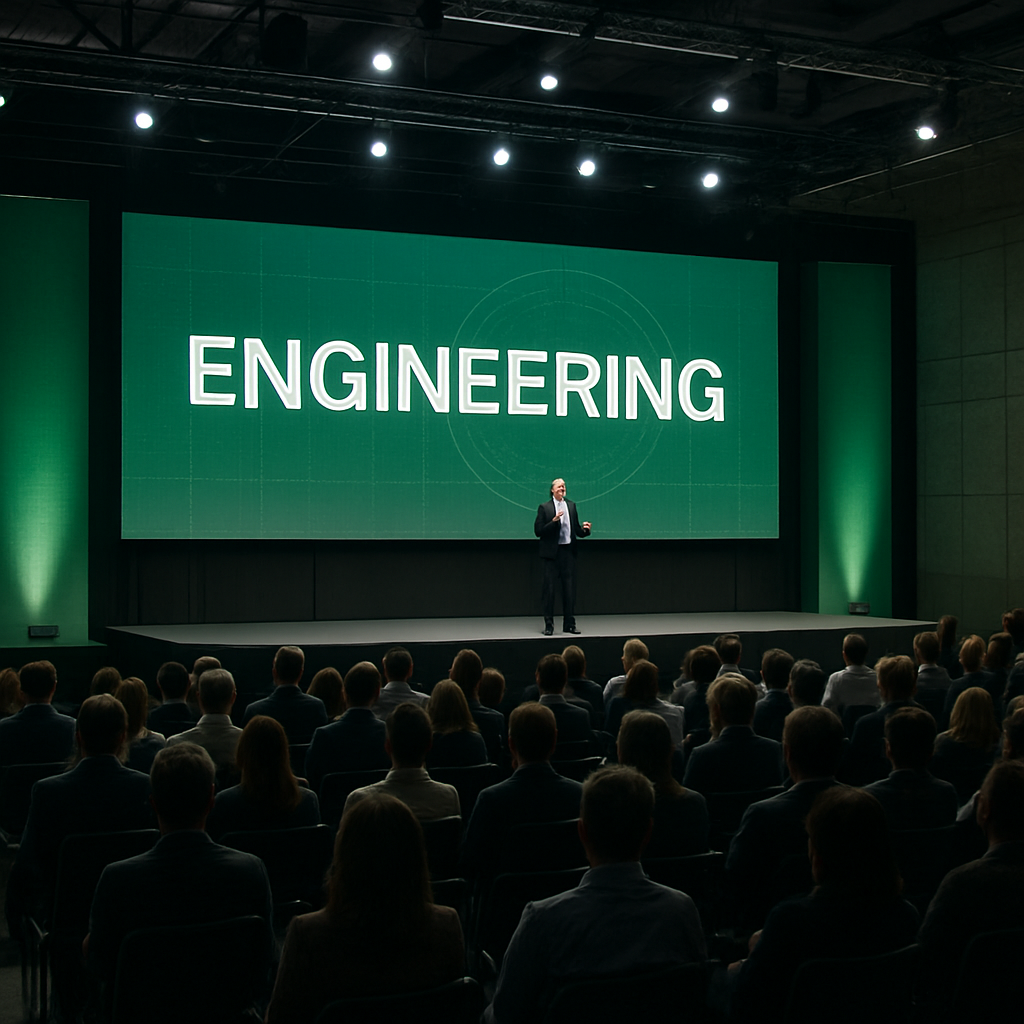 Keynote presentation on the main stage